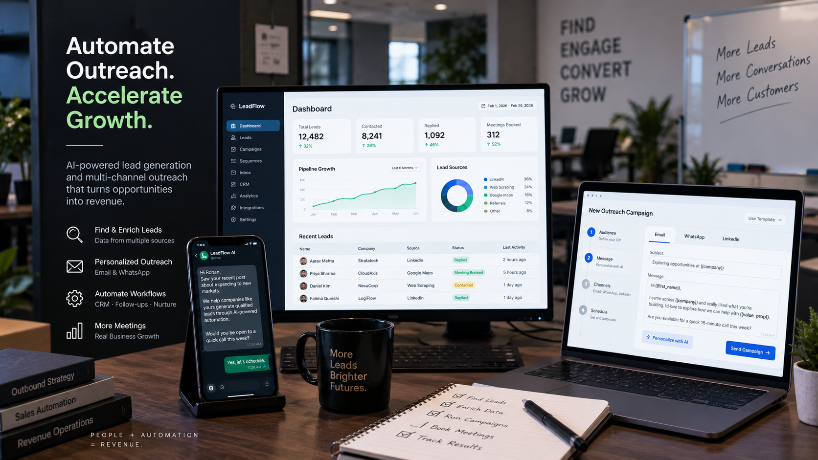 AI Lead Generation & Outreach Engine